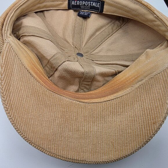 Aeropostale Corduroy Brown Newsboy Caddy Hat Cap Casual Sports Formal Outdoors main image 7